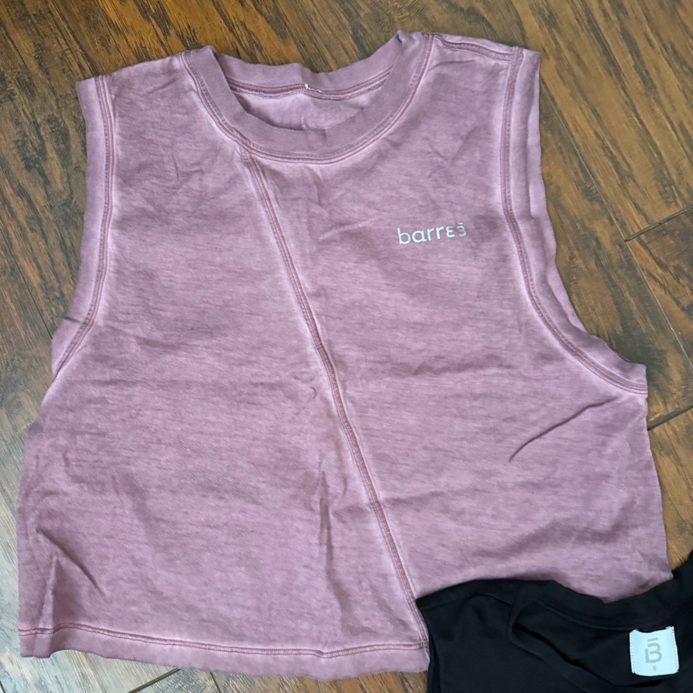 Barre3 Lululemon Mauve Sleeveless Top